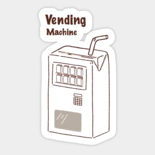 Juice Vending Machine Sticker